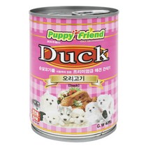 퍼피프랜드 캔 애견간식, 오리고기, 7개