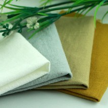 [동대문원단]린넨 면스판 바이오워싱 믿고 사는 원단, 화이트