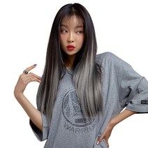 가발매니아 글램루즈 퍼스널컬러 붙임머리, 울프그레이, 3개