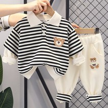 행복한초록 봄가을 브라우니 상하복