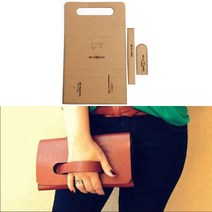 가죽공방 가죽공예도안 가죽공방 서류가방 가죽필통만들기 가죽프레스기 도안 DIY 가죽 지갑 크래프트 종이 패턴 여성1set diy 템플릿 패션 대용량 클러치 핸드백 공예 8