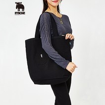 moz 모즈 스웨덴 세로 에코백 블랙라벨L