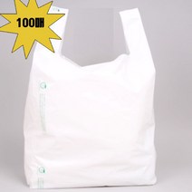 생분해 비닐봉투 100매입 / 소 중 대 사이즈, 쇼핑맘 생분해 (대) 100매