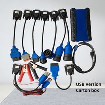 자동차도구수리 도구 상자 공구 자동차도구수리 USB 블루투스 디젤 트럭 진단 OBD 오류 진단 감지기 NEXIQ 2 링크 스캐너 도구, 1.USB Carton Box