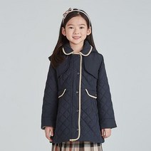 닥스키즈 후드 퀼팅 점퍼 DTS11JP80G_NV