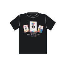 한국 2D 평면 티셔츠 방패연 전통티셔츠 성인 아동 반팔 티셔츠 외국인 선물 기념품