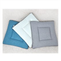 인견방석 화이트 사계절 미끄럼방지 사각방석