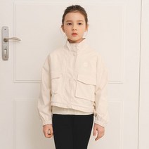 셀덴[동아백화점 수성점] 봄신상 여아 세련된 스타일의 가볍게 입기좋은 크롭 집업 야상 자켓 EDJA23S52-01