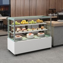 800L 카페 쇼케이스 냉장고 디저트 케이크 음료 과일, 데스크탑 공기냉동고 1200x500x750mm