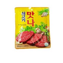 J-MALL 대상청정원 쇠고기맛나 100g부터 1kg까지 조미료 양념, 100g, 4개