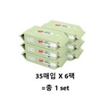 3M 베이직 미세먼지 물걸레 청소포 플러스 대형 35매, 1set
