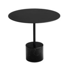 칼리버 대리석 사이드 테이블 Calibre table 3타입 거실 침실 가게 호텔 인테리어, 블랙, C타입