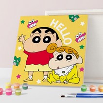 퍼즐피플 DIY 그리기 짱구 시리즈, DIY 그리기 짱구 짱아 20x20cm