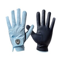 티칭웨어_리차드 그립양피 손등합피 컬러골프장갑(블루 그린 브라운) 양피 합피장점결합 최상의그립감 땀배출통기성최대 컬러골프장갑, 블루