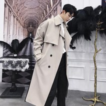 리우씨앤씨 CS7832 남성트렌치코트루즈핏