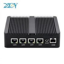 XCY-미니 PC 인텔 셀러론 J4125 쿼드코어 4x LAN 2.5G i225V NIC 소프트웨어 라우터 방화벽 VPN NAS 서버 Vitualization, 4GB 램 128GB SSD