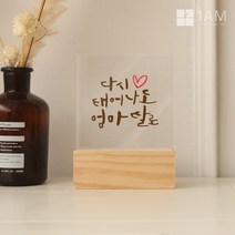 어버이날 선물 아크릴 나무 감사패 충전식 터치 무드등 14종, 13_감사패(카네이션)