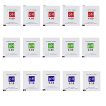 pH 테스터를 교정하기 위한 정밀한 pH 측정기 교정을 위한 15팩 ph 교정 완충 용액 분말 세트, 협력사