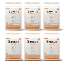 건강백서 전연령 포메라니언 반려견 사료, 2kg, 6개