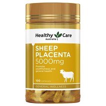 Healthy Care Sheep Placenta 헬씨 케어 슬립 플라센타 양태반 5000mg 100 캡슐, 100정