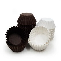 베스톰 SL초콜릿유산지컵 초코 200p + 화이트 200p, 혼합 색상, 20세트