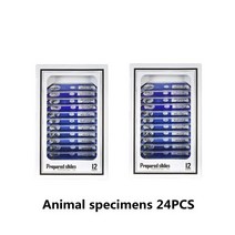 광학현미경 휴대용 과학 실험 60X120X 현미경 포켓 LED 빛 미니, [04] Vegetable specimen