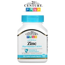 21세기센트리 아연 플러스 비타민 C B6 체리 90츄어블 Zinc 징크 아스코르브산