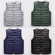 남자 경량 패딩 조끼 브이넥 빅사이즈 2xl 3xl 4xl