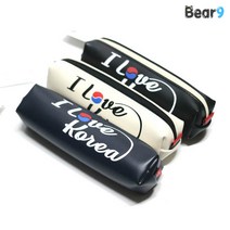 4500 러브 코리아 케이스 필통 펜슬 학용품 문구 펜슬케이스 파우치 휴대 연필 샤프 광복절 대한 애국 외국인 선물 한국기념품 기념품, 단품