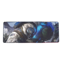 롤 LOL 디자인 마우스 패드 79종 시리즈 리그 오브 레전드 장패드 3mm 두께, 900x400mm + 3mm개, 와인 배럴