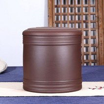 라오농 차 통 보이차 찻잎 보관통 도자기 다기 가정용 전통차 녹차 보관함 한약재 항아리 단지+KIGli478X, N
