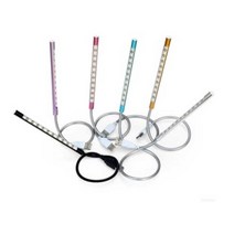 슬림 LED 북라이트/독서등/스탠드/휴대용/조명/독서대, USB LED 10구 스탠드(색상랜덤)