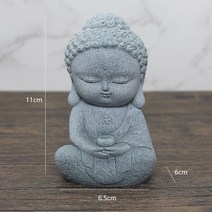 관세음보살 부처상 반가사유상 불교용품 불교굿즈 불교조각 자동차고사세트 나무불상 천수관음 작은 불교 승려 티베트 인형 부처님 돌 동상 정원 자동차 장식 명상 홈 수족관, 20.20