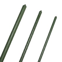 화단 경계 펜스문 밭 울타리 텃밭 분리대 조립식 옥상 미니 원목 펜스 8 pcs 식물 지원 튼튼한 말뚝 플라스틱 코팅 강관 정원 격자 꽃 지원 온실 식물 성장 용품, 16mm x 60cm