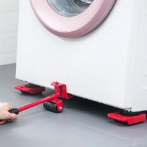 국제컴퍼니 이사도구 가구운반기 이지무브리프트 지렛대원리 이동식리프트, DD- 10345 레드(이동식리프트)