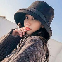 오버핏 버킷햇 무지벙거지 S983 모베이직 벙거지모자 블랙