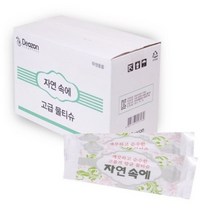자연속에 고급 물티슈, 10box