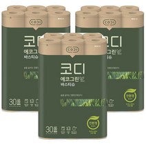 코디 에코그린 바스티슈 롤화장지 30m 30롤 3팩