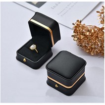 보석함 프놈 다크 그린 가죽 주얼리 결혼 반지 상자 펜던트 팔찌 목걸이 보관 선물 포장 디스플레이 박스, 13.Ring