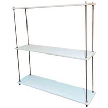 수납 선반 모듈 3단 조립식 맞춤 진열장 베란다 욕실, 3단 선반 60x30x100