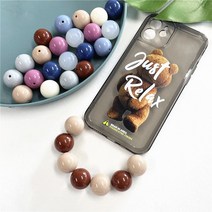 다크파스텔 아크릴 구슬비즈재료, (ND81-1)8mm팥색(10g약40개)