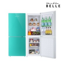 벨 레트로 글라스 소형 냉장고 SR-C15AM 민트 136L -