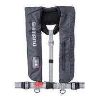 일본직송 시마노 SHIMANO 낚시 구명조끼 에어재킷 어깨형 자동 팽창식 VF-051K, D_그레이