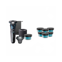 필립스 전기면도기 SkinIQ 5000 S557960CC1651 세정액 1년 반 세트