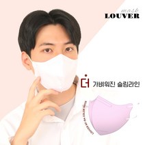 루버 KF94 새부리형 컬러5종 혼합마스크 대형/중형/소형 100매, 중형, 화이트