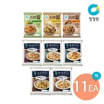 청정원 볶음밥 8종 11개 선택(호밍스/건강한밥), 건강한밥 닭가슴살뿌리채소 200g x 11개, 200g