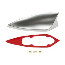 미니쿠퍼 악세사리 POSSBAY 범용 자동차 상어 지느러미 안테나 지붕 FM/AM 라디오 공중 미니 쿠퍼/BMW/혼, 02 Silver