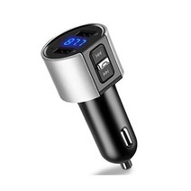 VR-robot FM Bluetooth Transmitter for Car Wireless FM Bluetooth Radio Adapter Car Kit with Hands-Fr