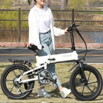 2022 모두스포츠 부릉이20 바팡 48V 350W 풀샥 전동 전기자전거, 선택안함, 화이트(짐받이 무료장착) PAS전용
