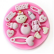 [GO5109 천연비누만들기 몰드] EJ001 - 베이비 걸 데코몰드 13구, 1개(990원)